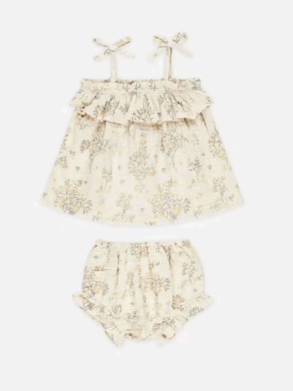 Rylee + Cru Ruffle Tube Top Set NWOT